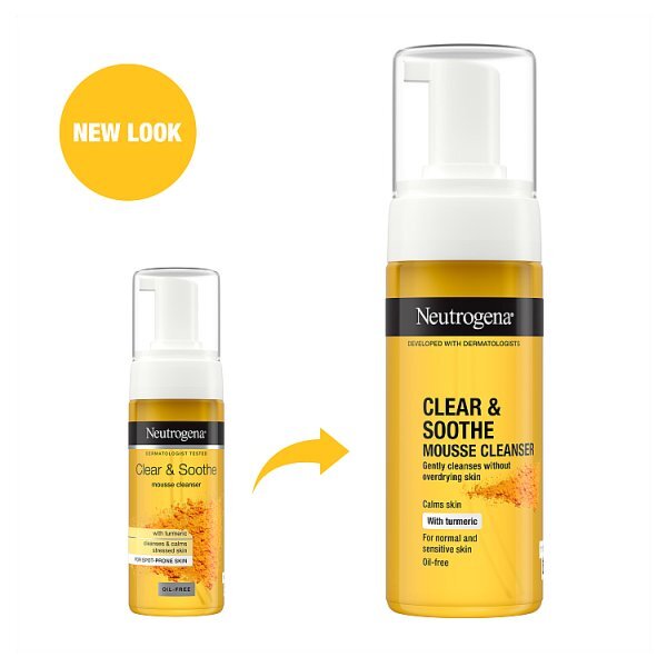 Neutrogena Clear & Soothe Mousse Cleanser 150ml