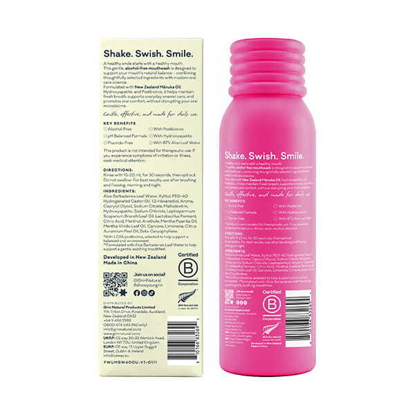Grin Microbiome Care Mouthwash (Watermelon Mint) 400Ml