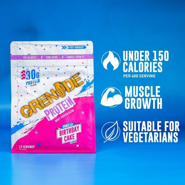 Grenade Protein Powder Birthday Cake 480g