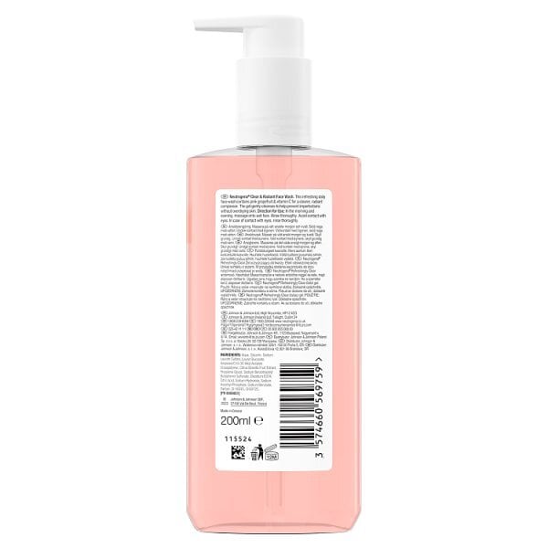 Neutrogena® Refreshingly Clear Facial Wash 200ml