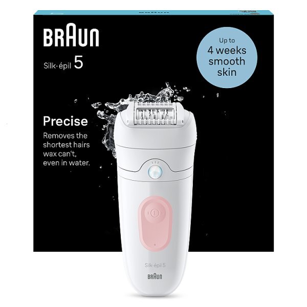 Braun Silk-Épil 5-000, White/Flamingo