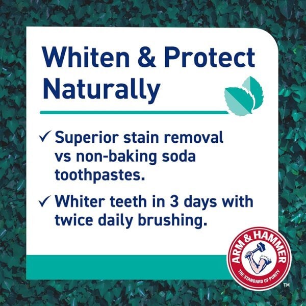 Arm and Hammer 100% Natural Baking Soda Toothpaste 75ml
