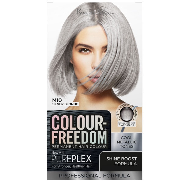 Colour Freedom Permanent Hair Colour. M10 Silver Blonde.