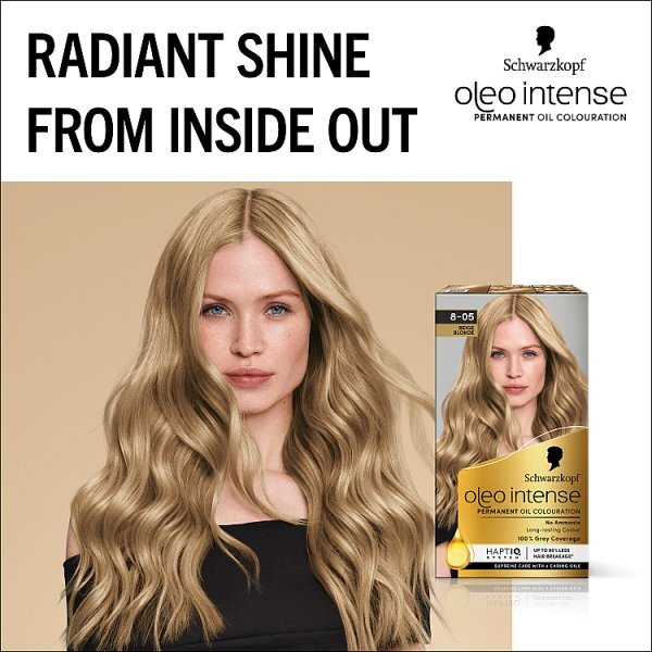 Schwarzkopf Oleo Intense Beige Blonde Permanent Hair Dye