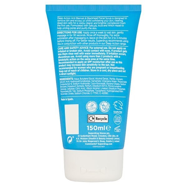 Deep Action Facial Scrub 150ml