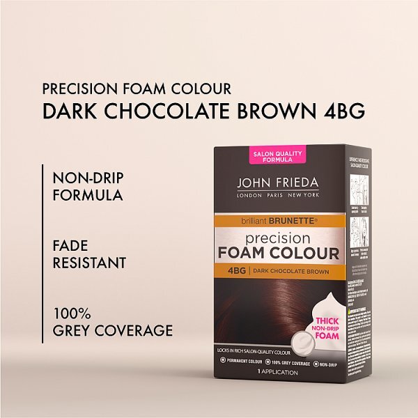 John Frieda Precision Foam Dark Chocolate Brown 4BG