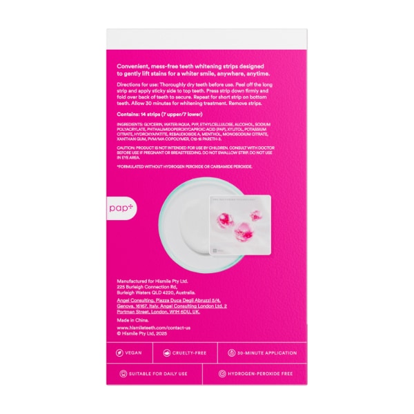 HiSmile Pap+ Teeth Whitening Strips Box (7Pk)