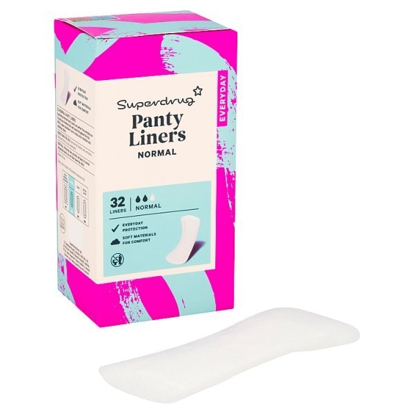 Superdrug Normal Pantyliner x32