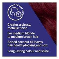 LIVE Urban Metallics Permanent Red Hair Dye Ruby Glaze