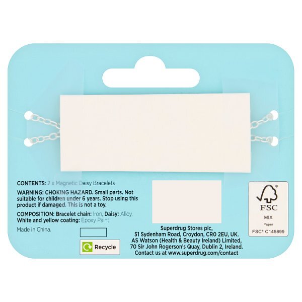 Superdrug Fantasy Magnetic Daisy Bracelet