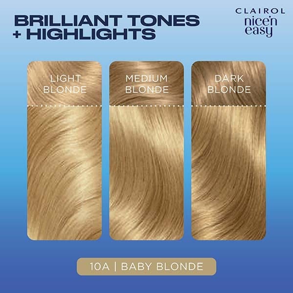 Clairol Nice'n Easy Hair Dye 10A Baby Blonde