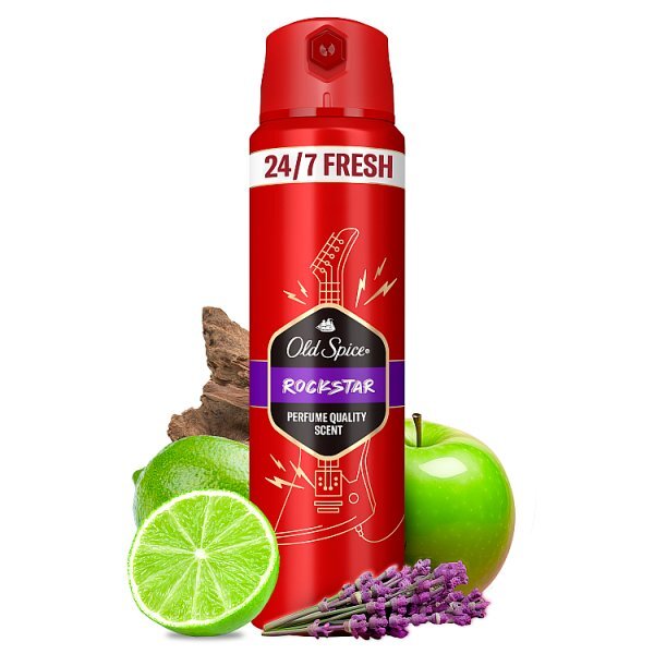 Old Spice Rockstar Mens Deodorant Body Spray 150ml