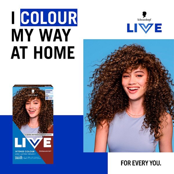 Schwarzkopf LIVE Cinnamon Cookie Butter Permanent Hair Dye