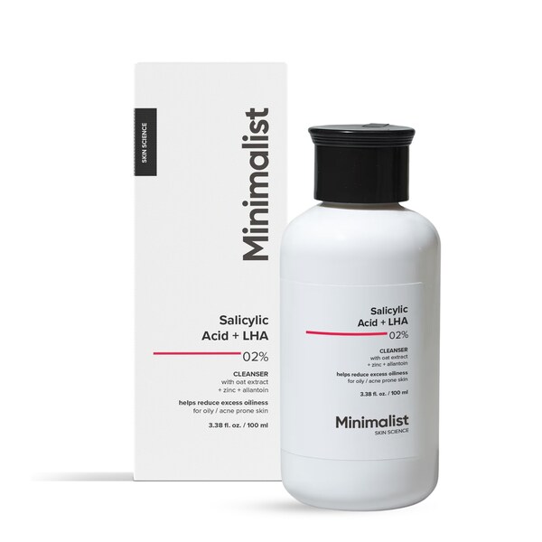 Minimalist Salicylic Acid + LHA 02% Cleanser 100ML