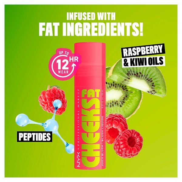NYX Professional Makeup Fat Cheeks Blush Bouncin Berry