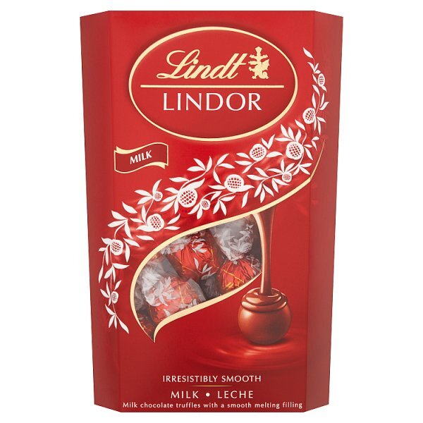 Lindt Lindor Milk Chocolate Box Selection 337g