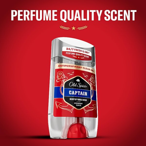 Old Spice Antiperspirant Clear Gel Captain 70Ml