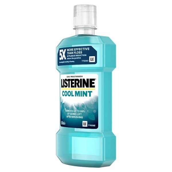 Listerine Cool Mint Anti-Bacterial Mouthwash 500ml