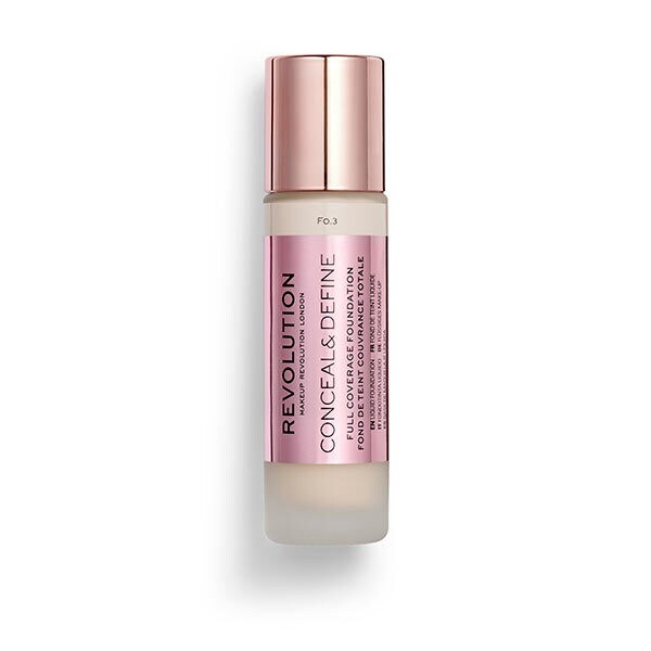Revolution Conceal & Define Foundation F0.3