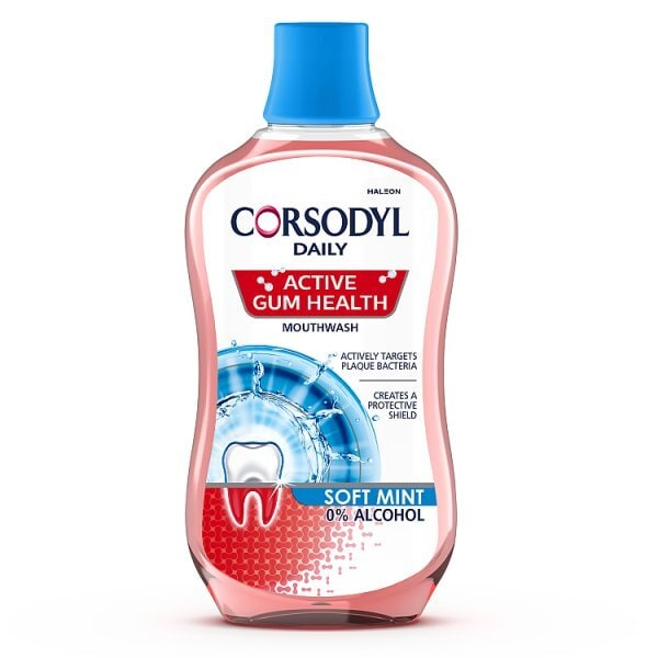 Corsodyl Active Gum Health Mouthwash 500Ml