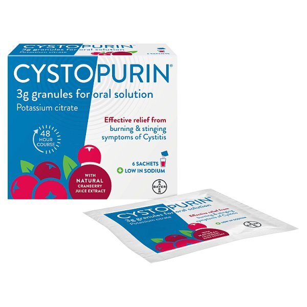 Cystopurin 3g Granules for Oral with Cranberry 6 Sachets