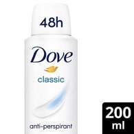 Dove Women Antiperspirant Deodorant Classic Aerosol 200ml