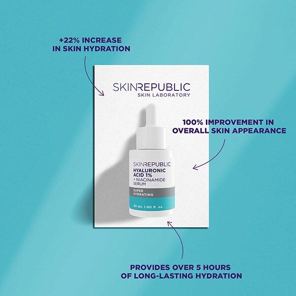 Skin Republic Hyaluronic Acid 1% + Niacinamide Serum