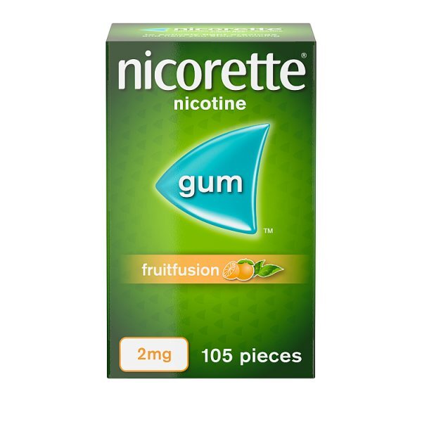 Nicorette® Fruitfusion 2mg Nicotine Gum 105s (Stop Smoking)