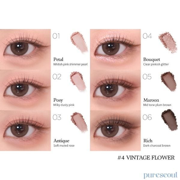 Bbia Ready To Wear Eye Palette 04 Vintage Flower