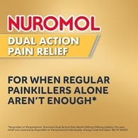 Nuromol Dual Action Pain Relief 200mg/500mg tablets 6s