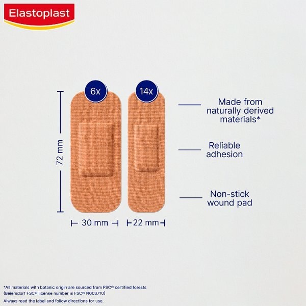 Elastoplast Green And Protect 20 Pcs