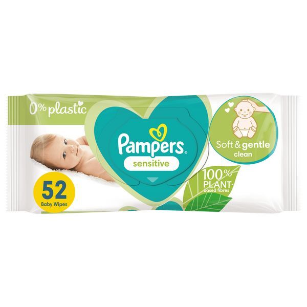 Pampers Sensitive Baby Wipes X52