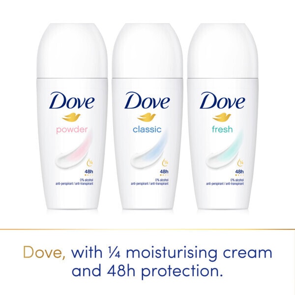 Dove Women Antiperspirant Deodorant Roll on Classic 50ml