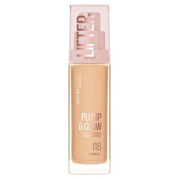 Maybelline Lifter Plump & Glow Foundation 118