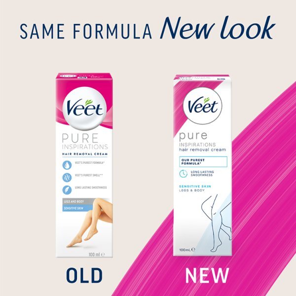 Veet Hair Removal Cream Body & Legs Sensitive 100ml