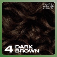 Clairol Natural Instincts Hair Dye 4 Dark Brown