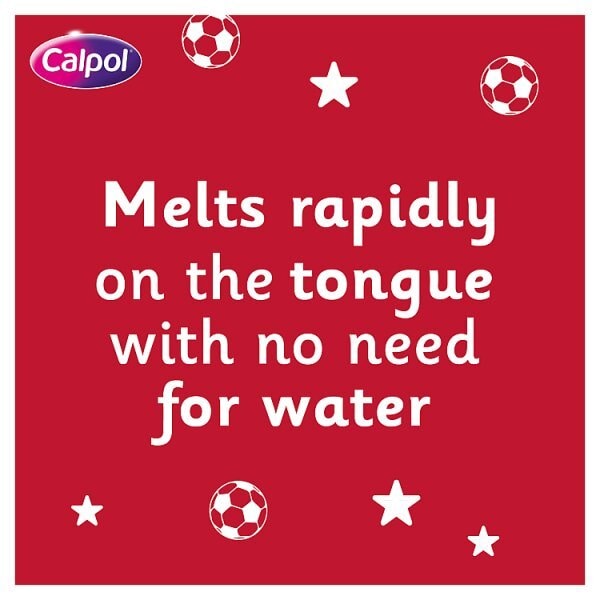 Calpol 6+ Years Fastmelts Colour & Sugar Free 12s