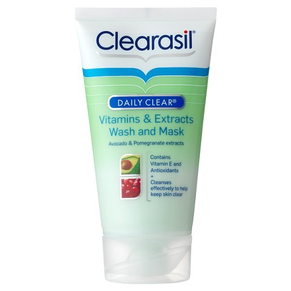 Clearasil Vitamins & Extracts Wash and Mask 150ml