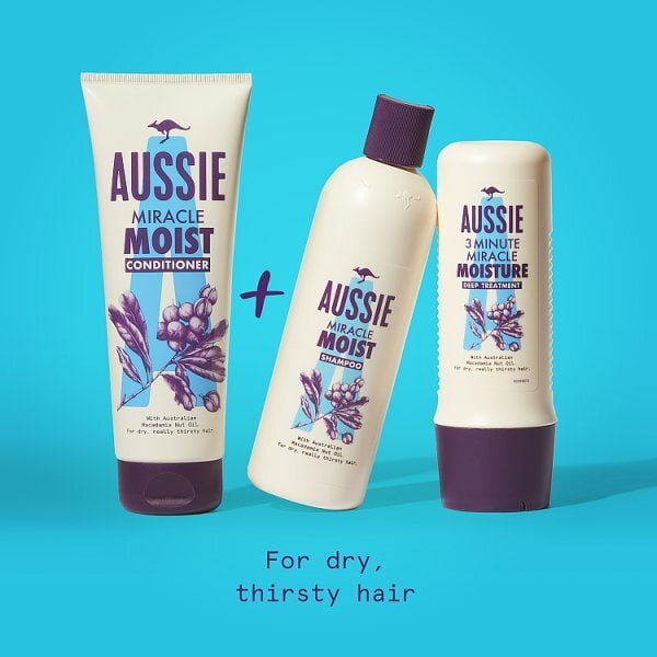 Aussie Miracle Moist Conditioner 350ml