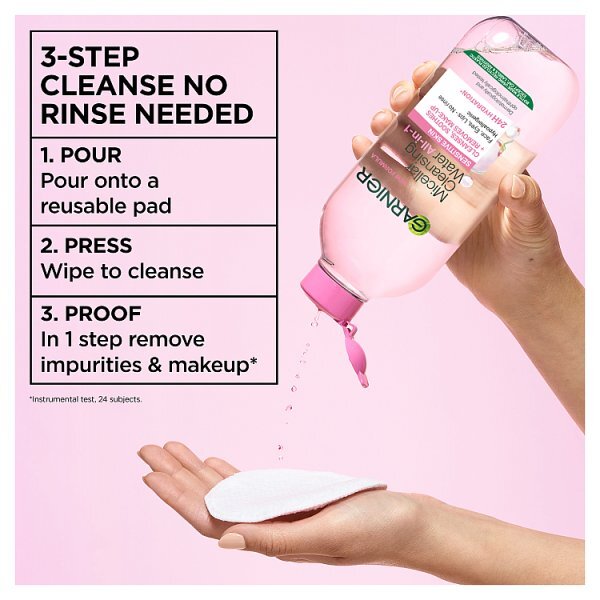 Garnier Micellar Water, Gentle Face Cleanser & Makeup Remover 400ml