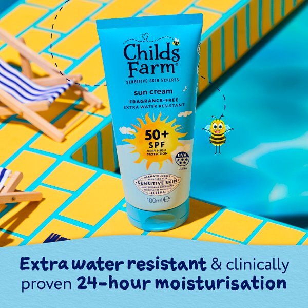 Childs Farm Spf50+ Sun Cream Fragrance-Free 100Ml
