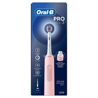 Oral-B Pro 3 3000 3D White Pink Electric Toothbrush by Braun