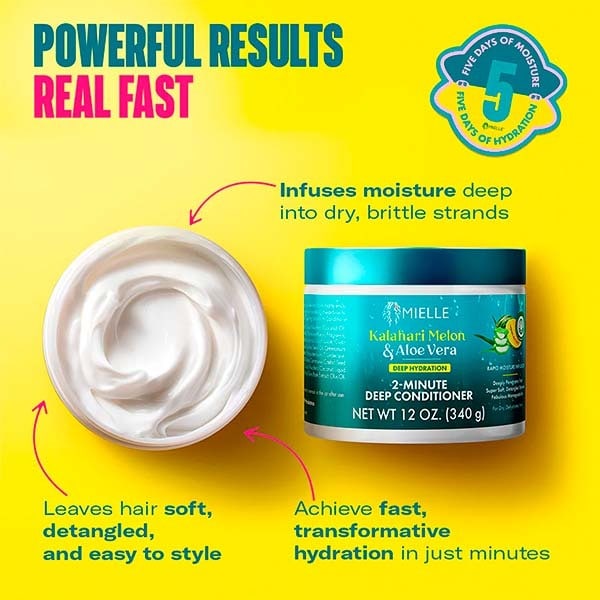 Mielle Kalahari Melon & Aloe Vera Hydration Conditioner 340G