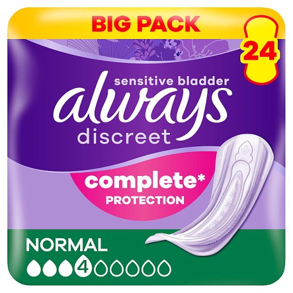 Always Discreet Incontinence Pads Normal 24
