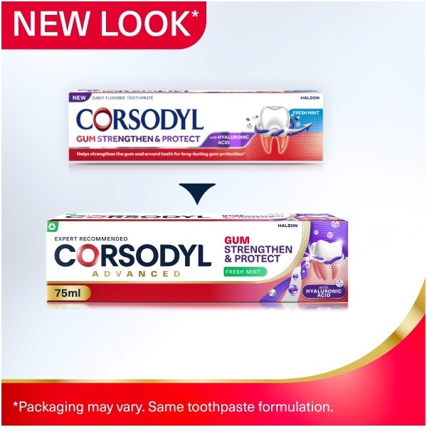 Corsodyl Gum Strengthen & Protect Toothpaste Fresh Mint 75Ml