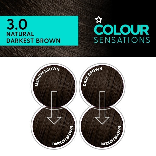 Superdrug Sensations Natural Darkest Brown 3.0