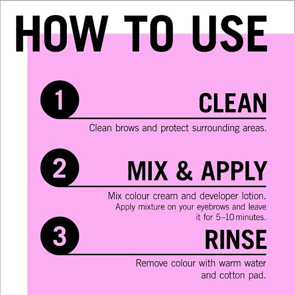 Schwarzkopf Brow Tint Black Permanent Eyebrow Tint