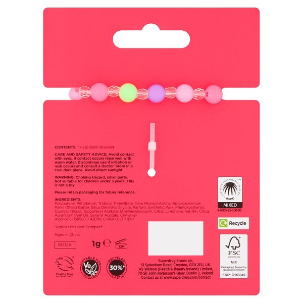 Superdrug Fantasy Lip Balm Bracelet