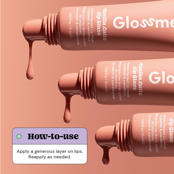 Glossmetics Vanilla Latte Peptide Lip Glaze (Shade: Caramel) - 10ml