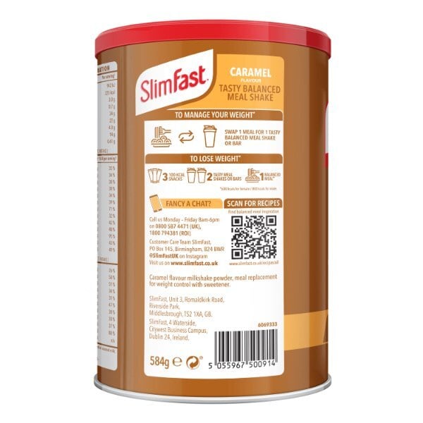 Slimfast Caramel Powder 584g